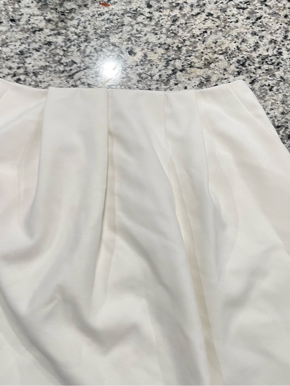 MADEWELL Off White Women's Pleated A-Line Skirt - Size 10 - Picture 16 of 16